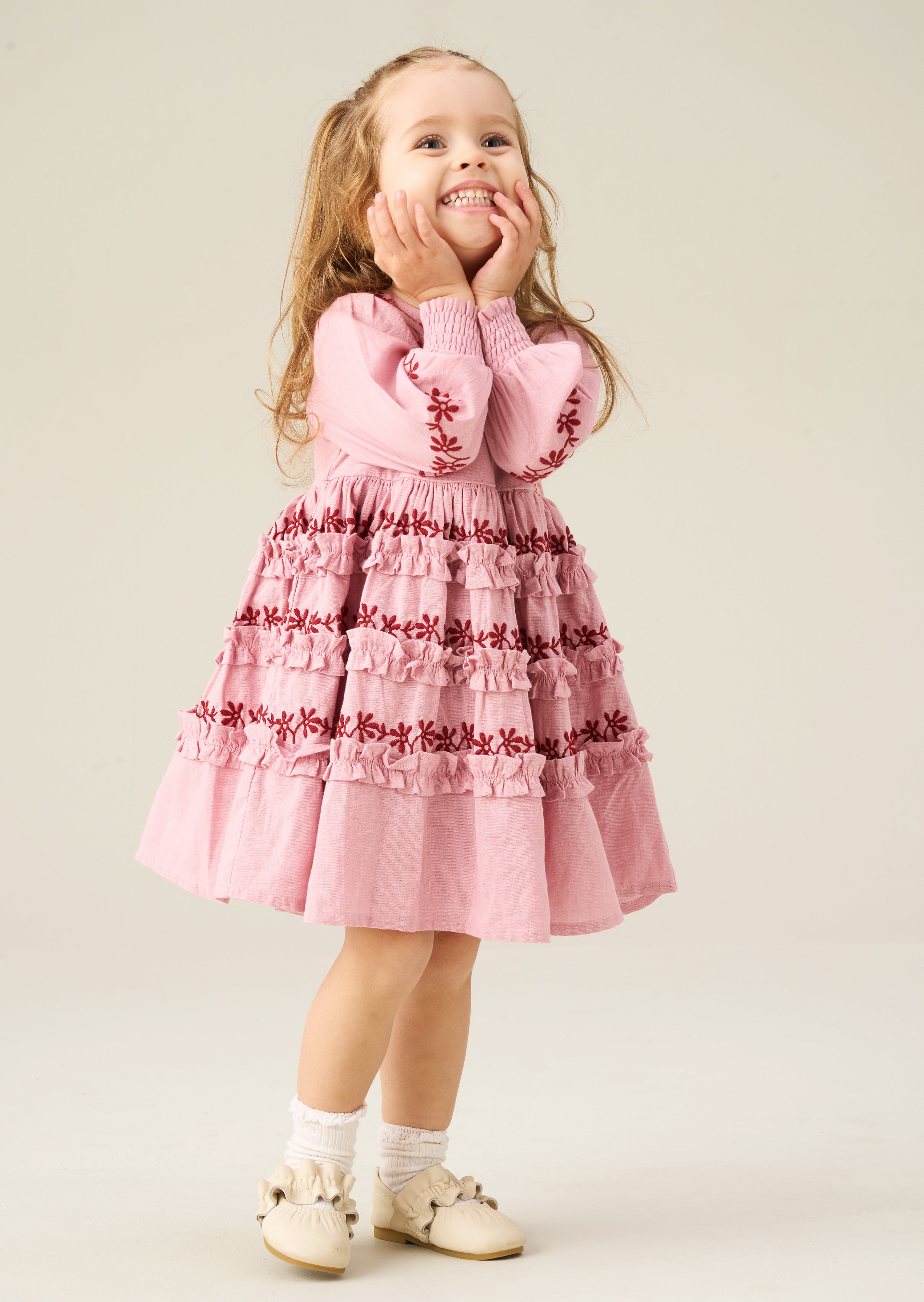 Reyna Embroidered Dress