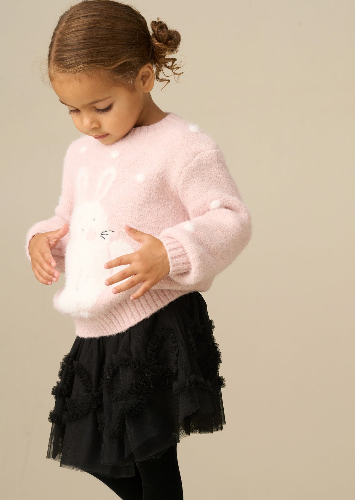 Gestrickter Pullover „Edna Novelty Bunny“