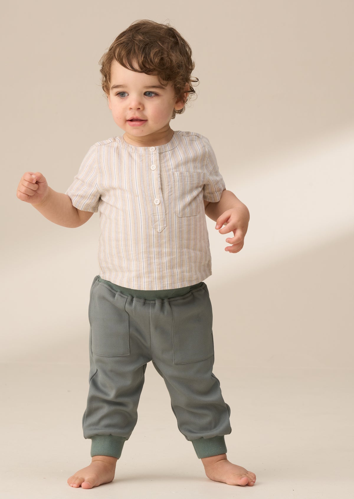 Sonny Woven Shirt Bodice Trouser Set
