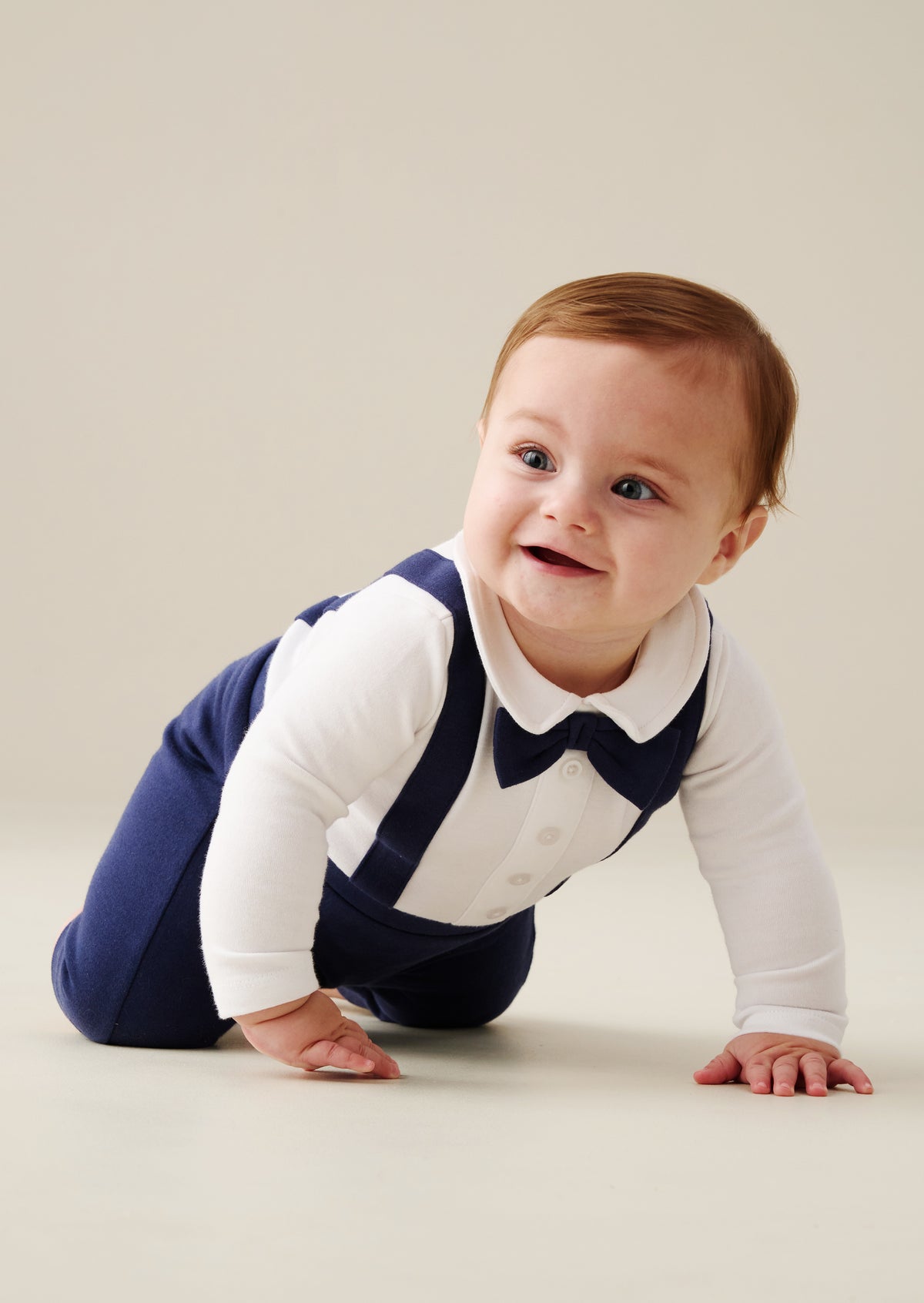 Angel & Rocket Jude Smart Bow Tie Onesie