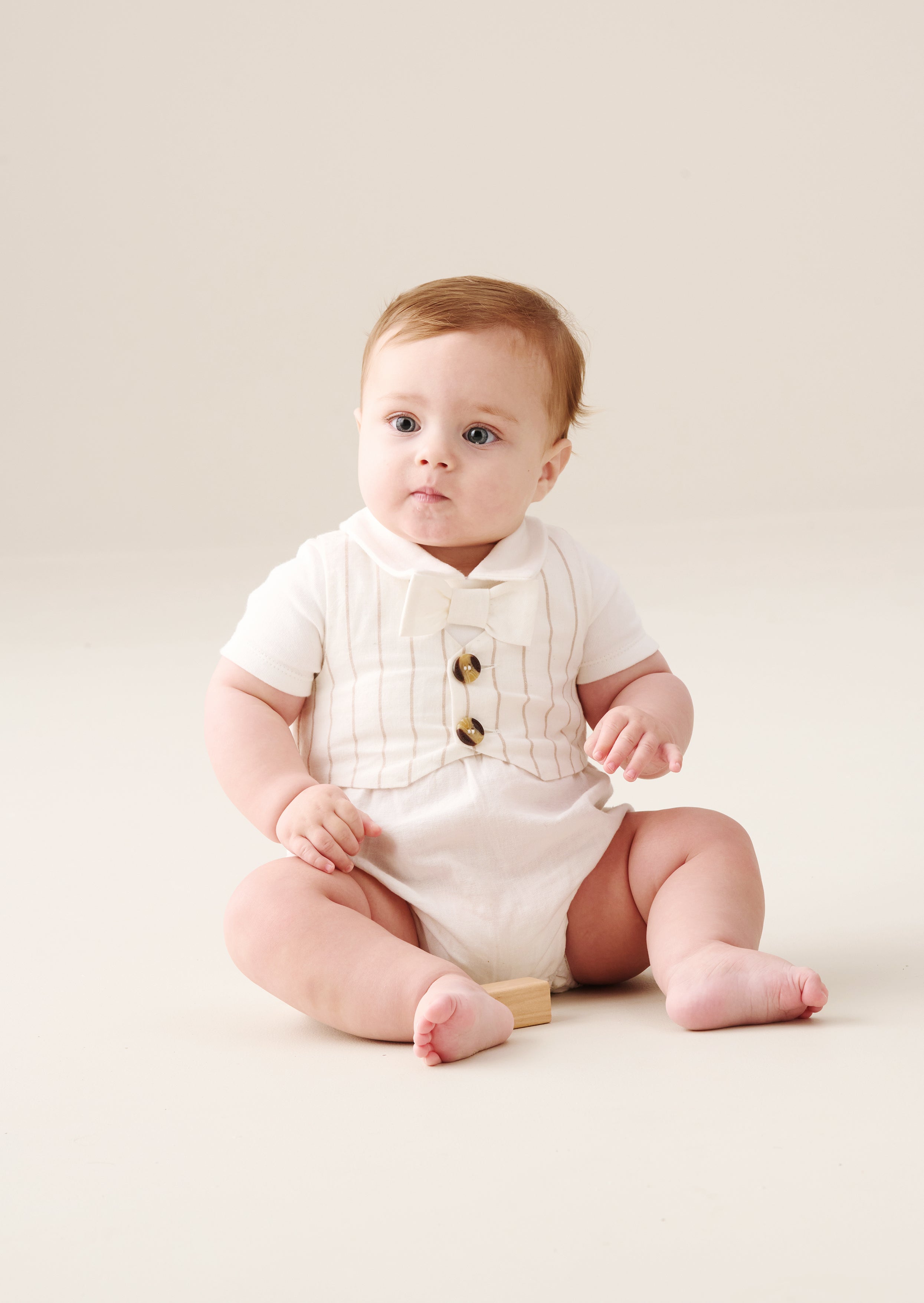 Luis Striped Smart Romper