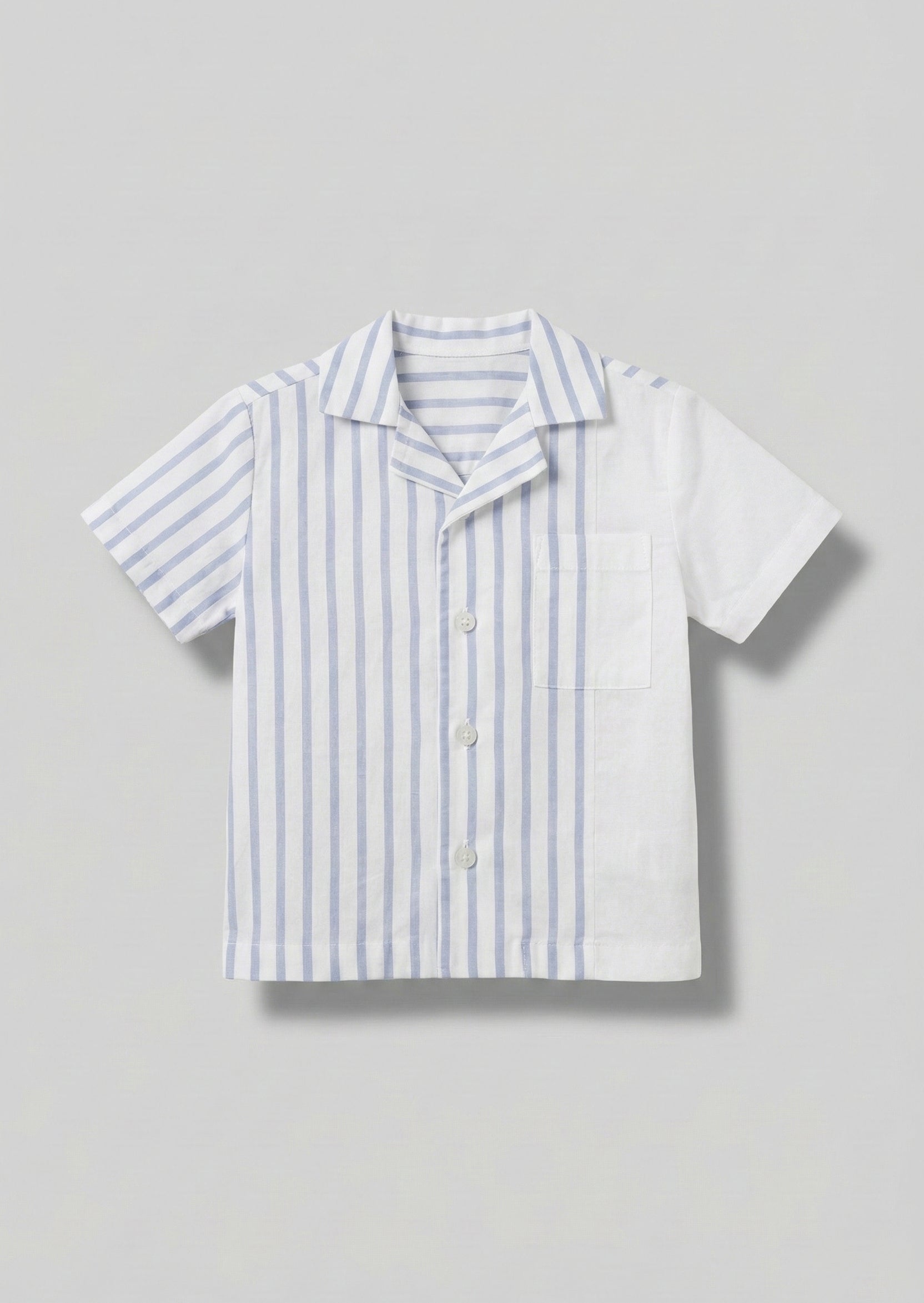 Santi Cut And Sew Stripe Shirt
