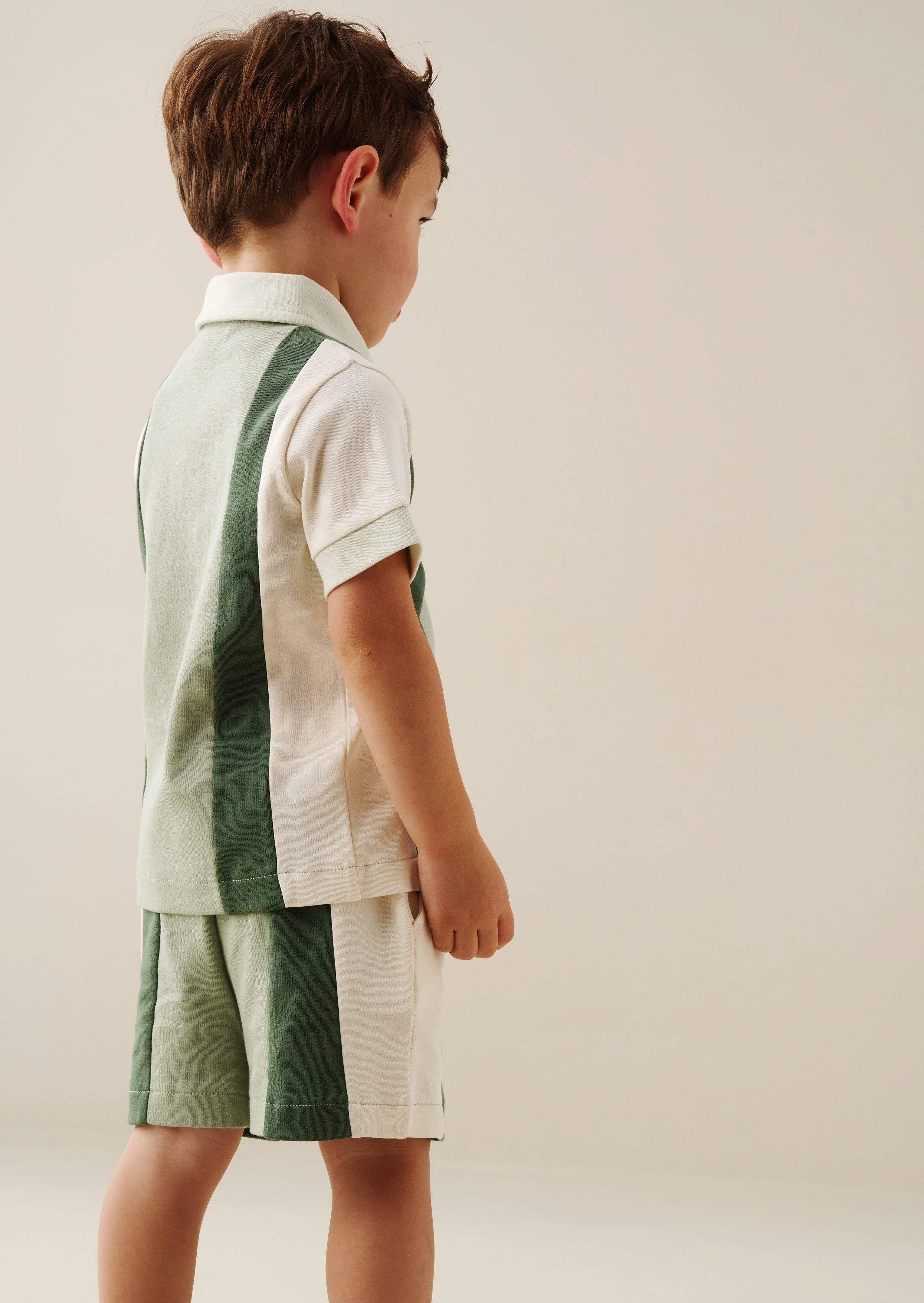 Jerry Colour Block Polo and Short