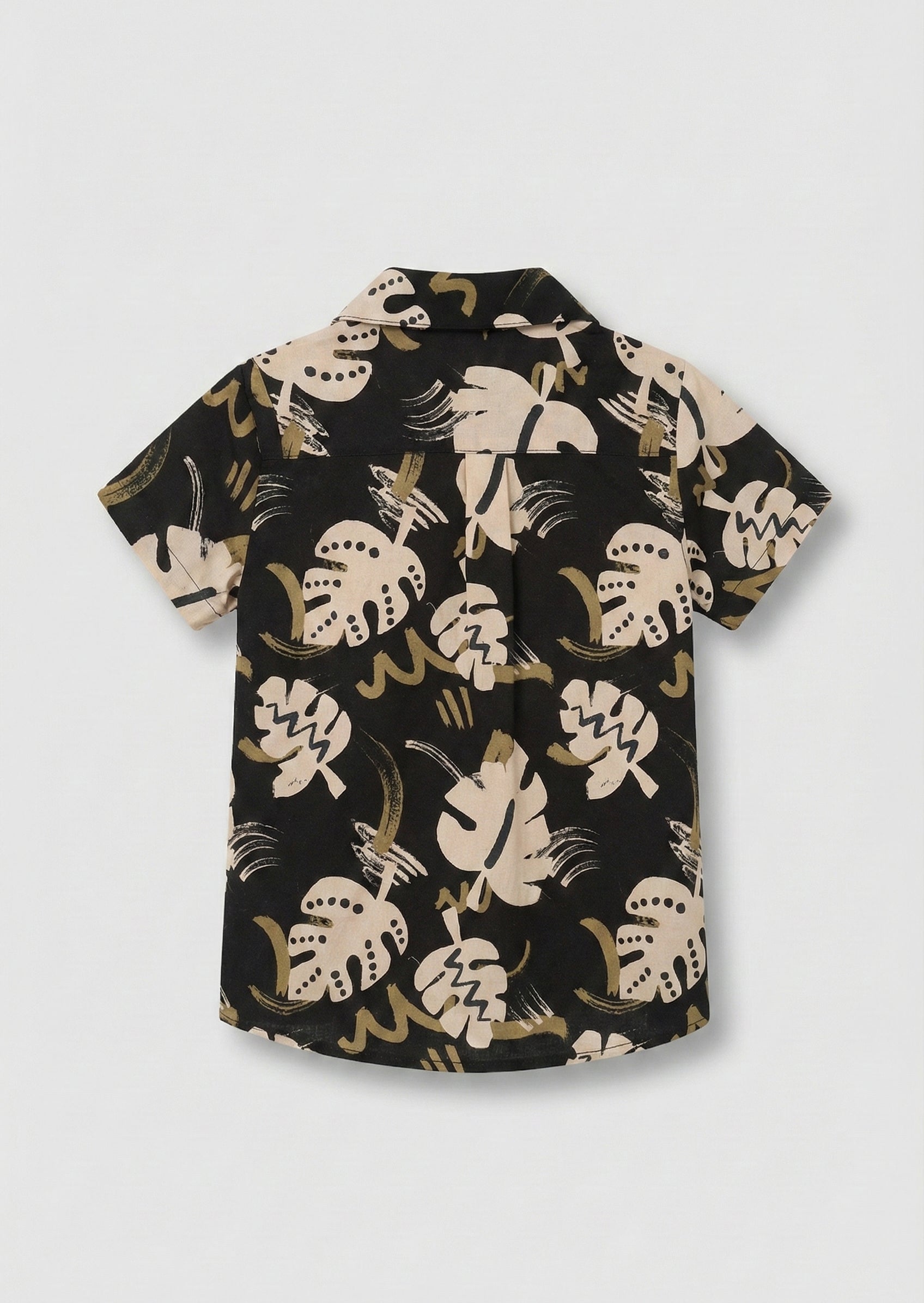 Finn Palm Leaf Print Ss Shirt