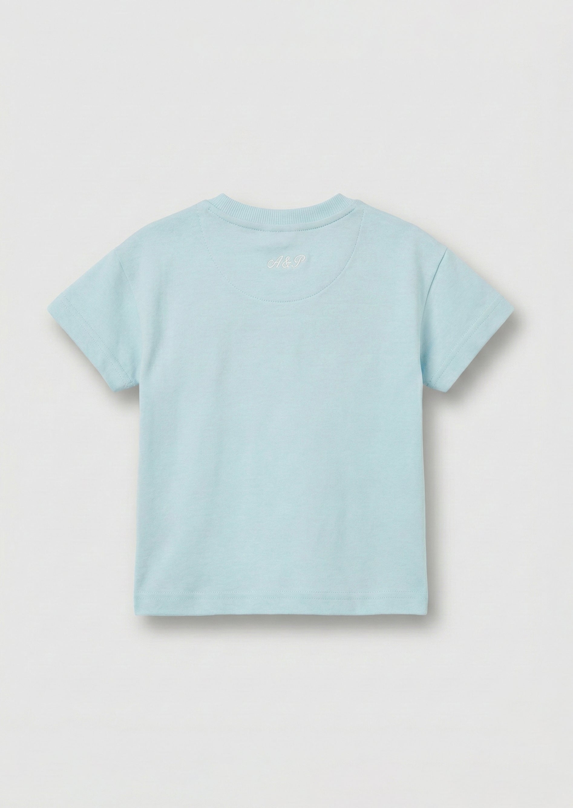 Mini Jay Nadrukowana Niebieska Koszulka