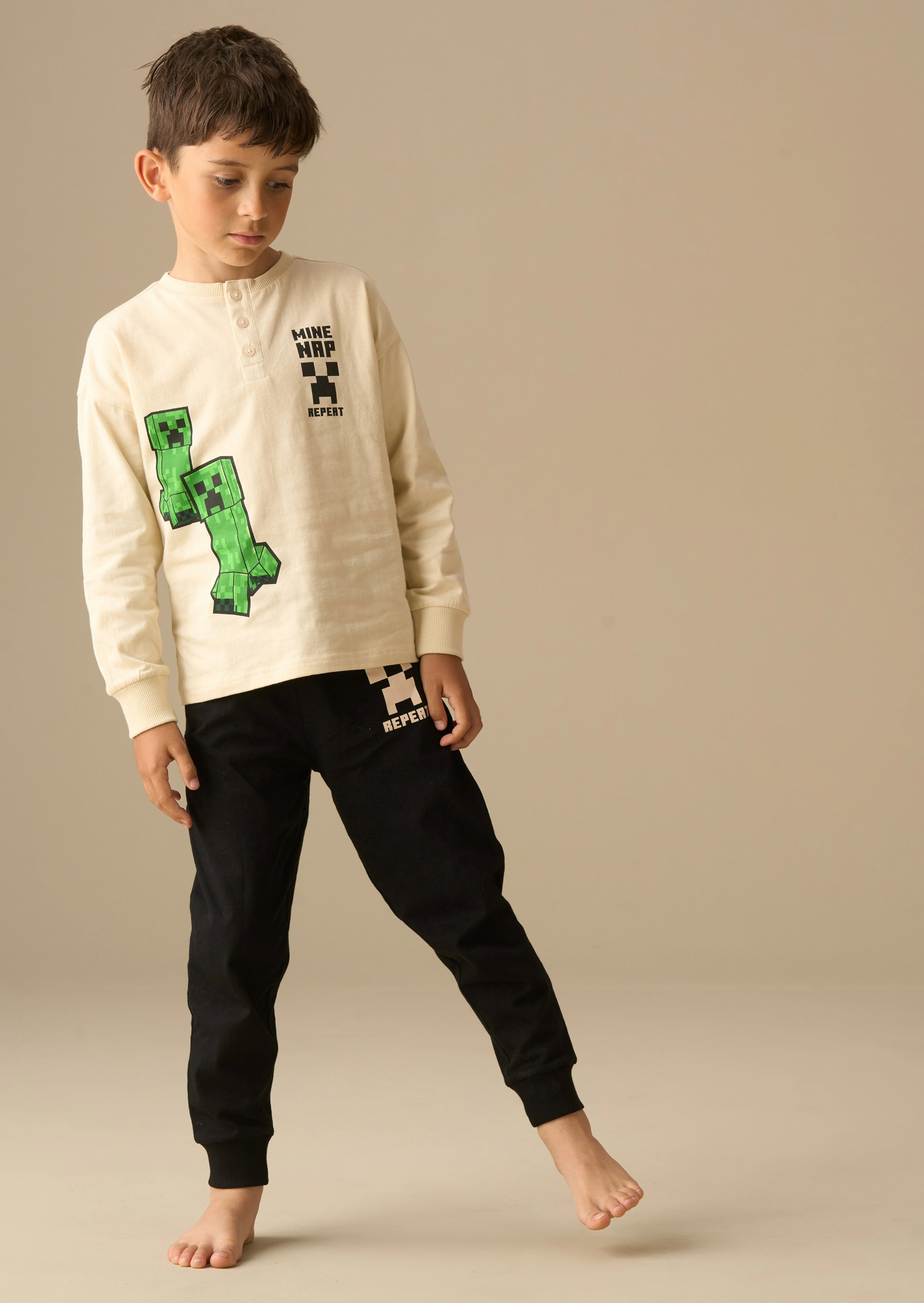 Minecraft Henley Pyjamas