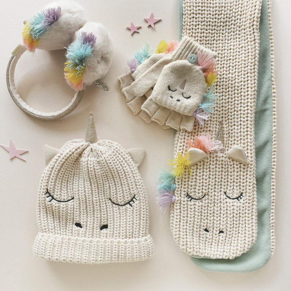 Rockahula Rainbow Unicorn Knitted Hat 3-6 Years