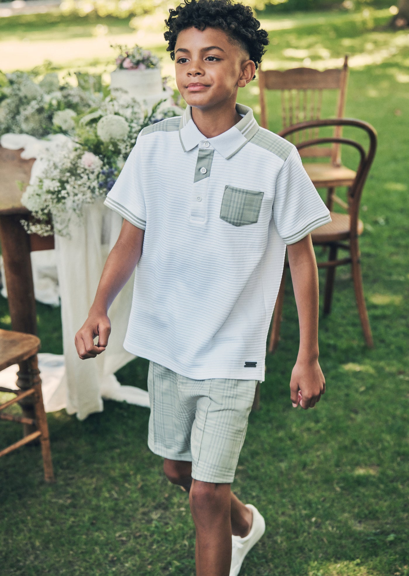 Boys Smart Polo Shirt Angel & Rocket