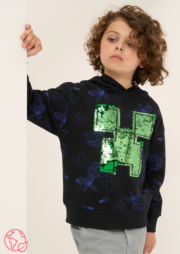 Minecraft Sequin Hoodie