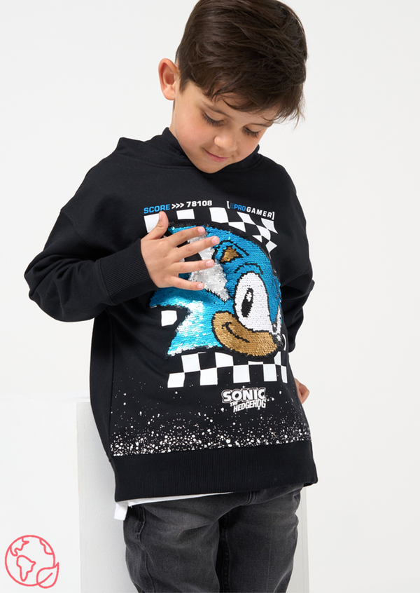 Boys 2025 sequin hoodie