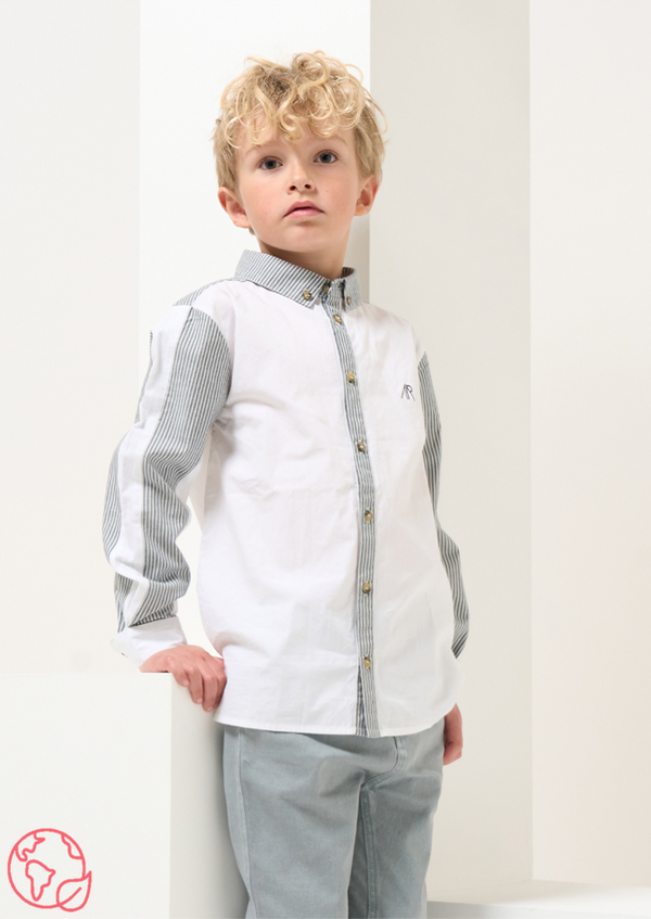 Chase White Stripe Smart Shirt