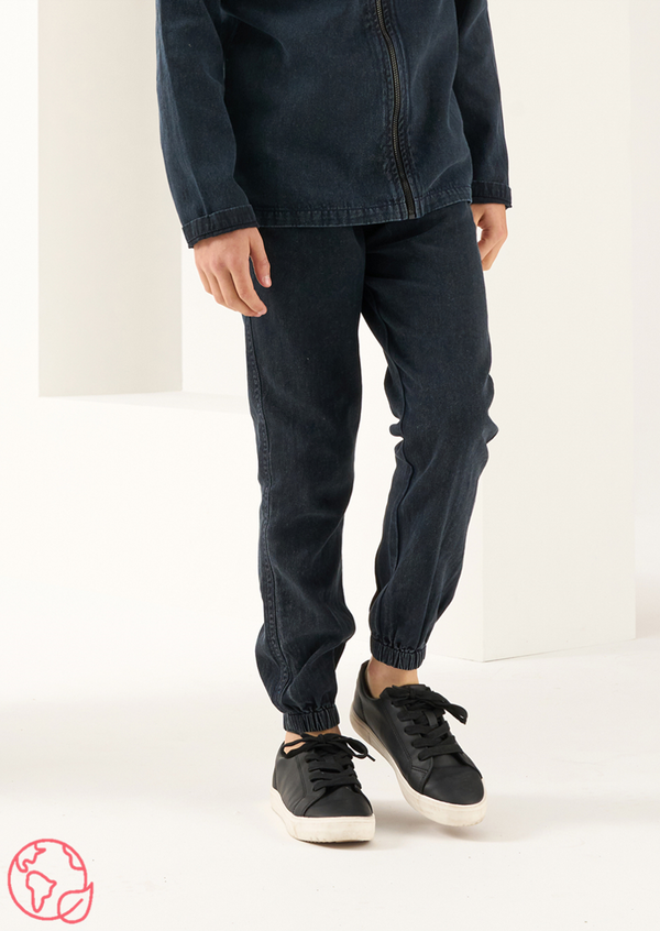 Logan Navy Smart Cargo Pocket Trousers