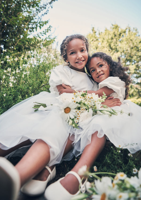 Matching sibling occasionwear dresses