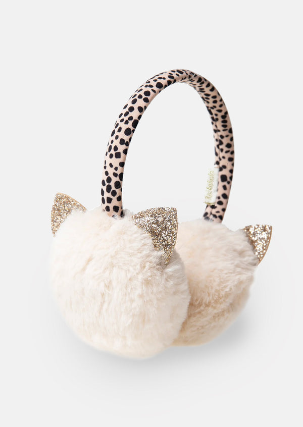 Cleo Cat Leopard Earmuffs- rockahula
