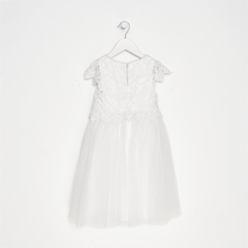 Lucy Lace Bodice Dress - Ivory