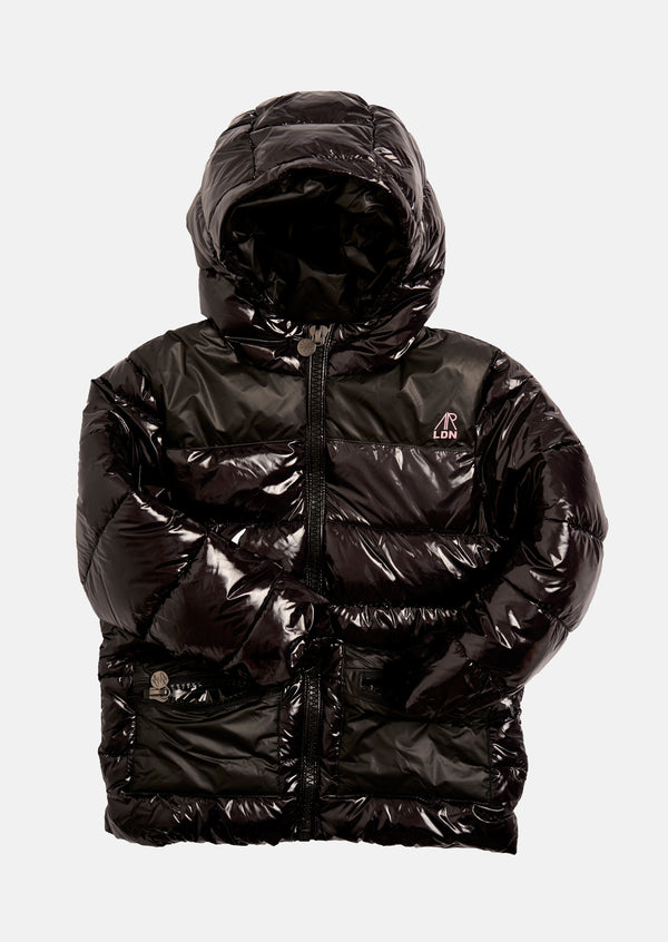 Mila High Shine Puffa Coat