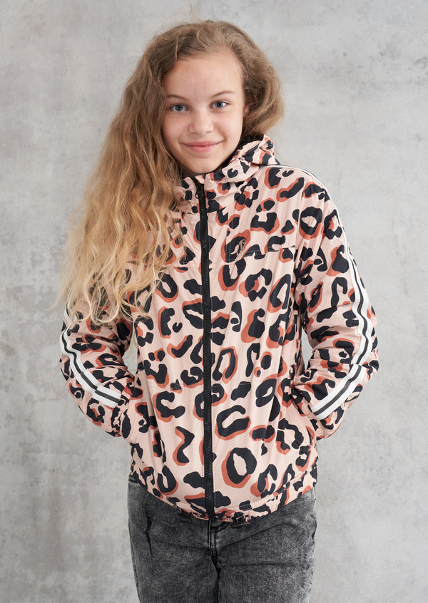 Naomi Print Pink Windcheater Jacket