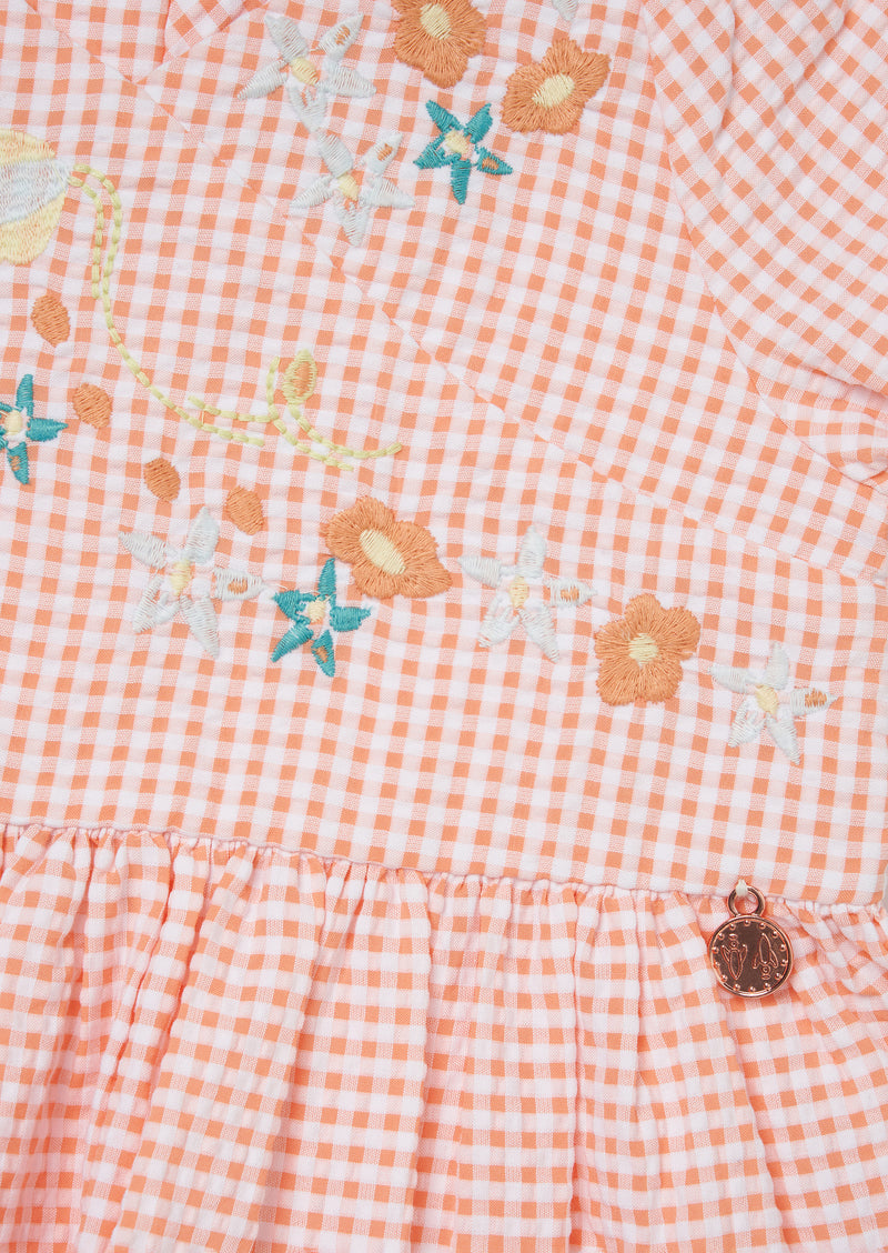 Theodora Emb Yolk Dress
