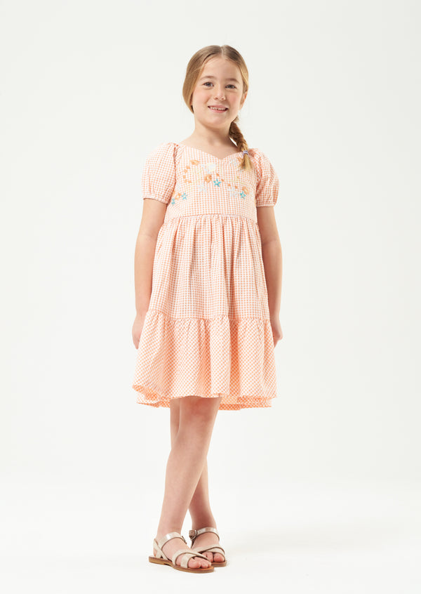 Theodora Emb Yolk Dress