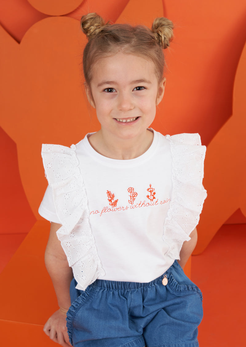 Helena Broderie Frill T