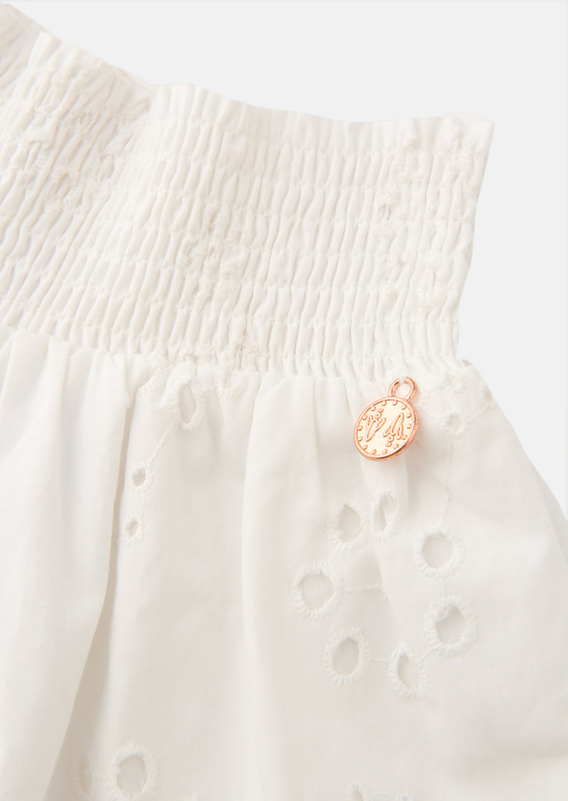 Hallie Broderie Short