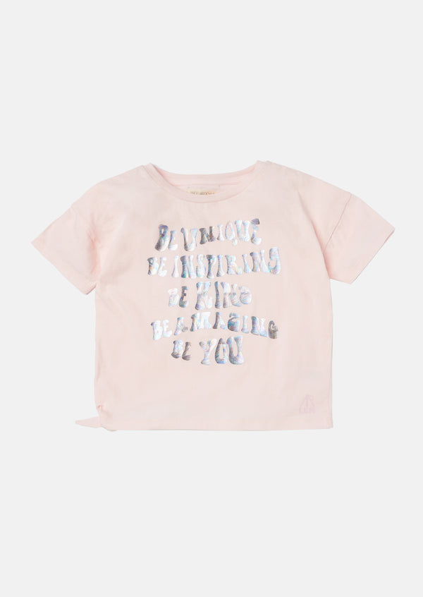 Jessie Pink Tie Side T