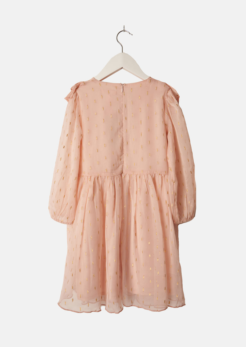 Charlotte Pleated Ruffle Dress