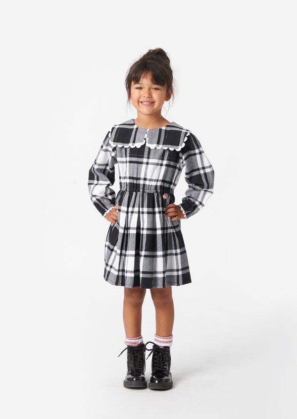 Ashley Collared Check Dress