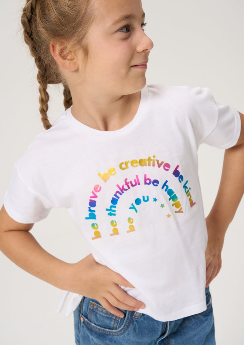 Jessie Rainbow Tie Side T