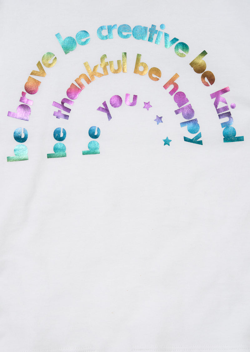 Jessie Rainbow Tie Side T