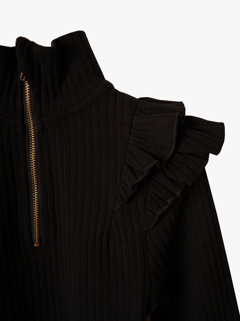 Milina Rib Neck Top