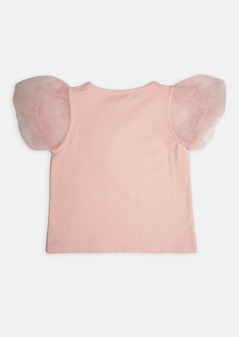 Nia Sequin and Chiffon Heart T