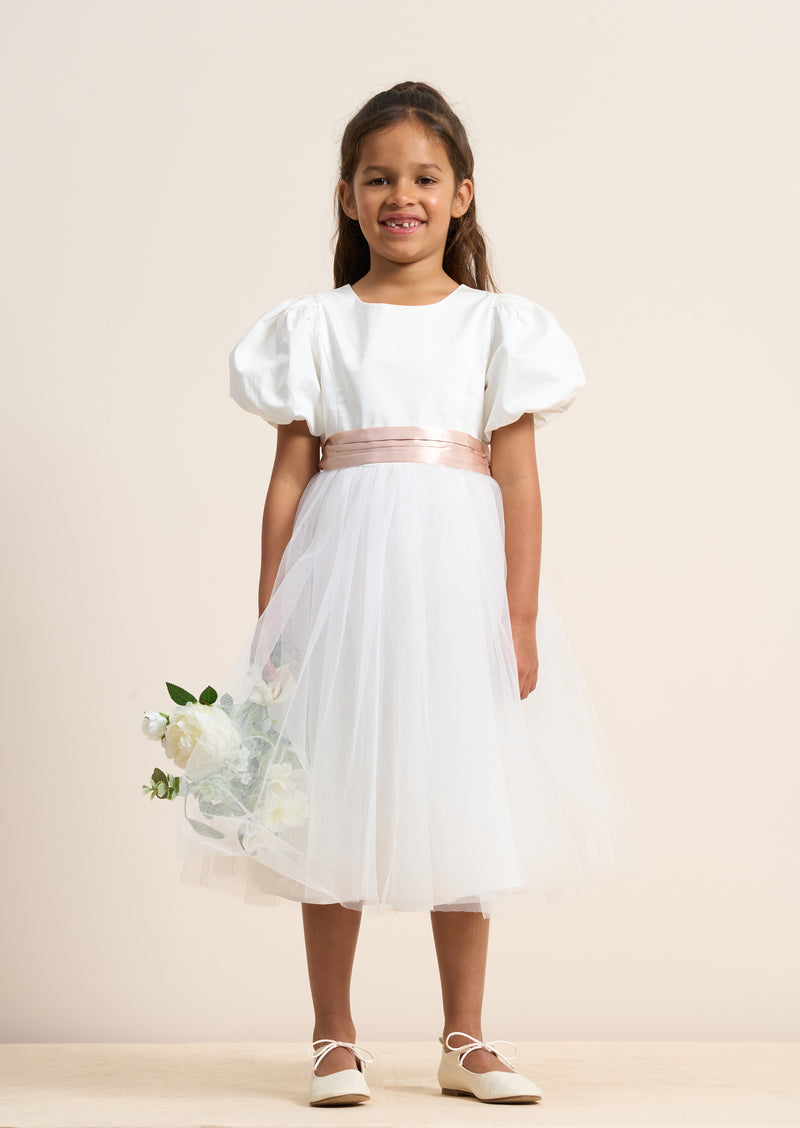 Short white online flower girl dresses