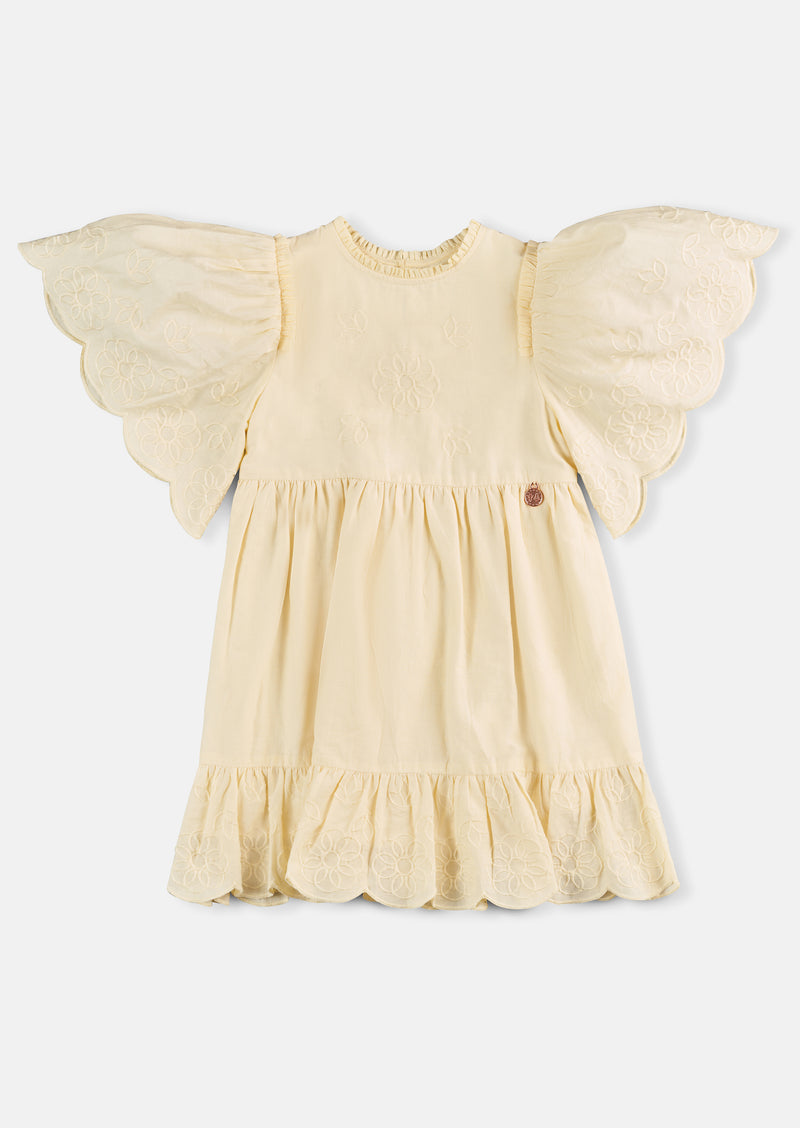 Iris Broderie Swing Dress