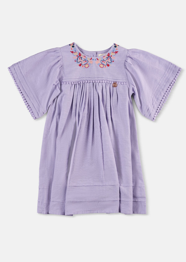 Theodora Embroidered Yolk Dress