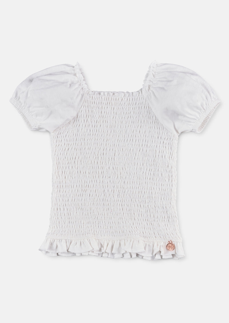 Charlie Shirred Jersey Top
