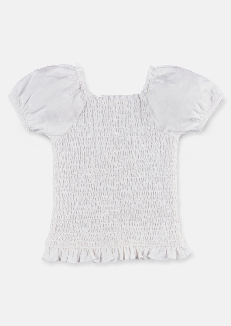 Charlie Shirred Jersey Top