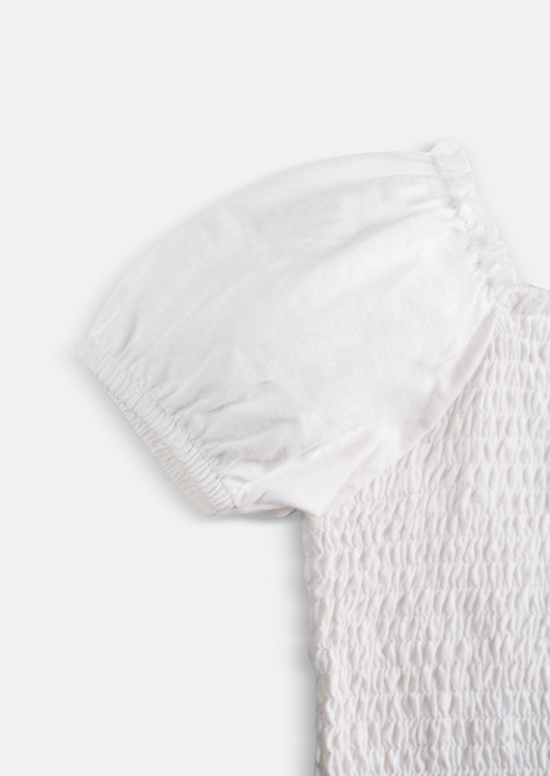 Charlie Shirred Jersey Top
