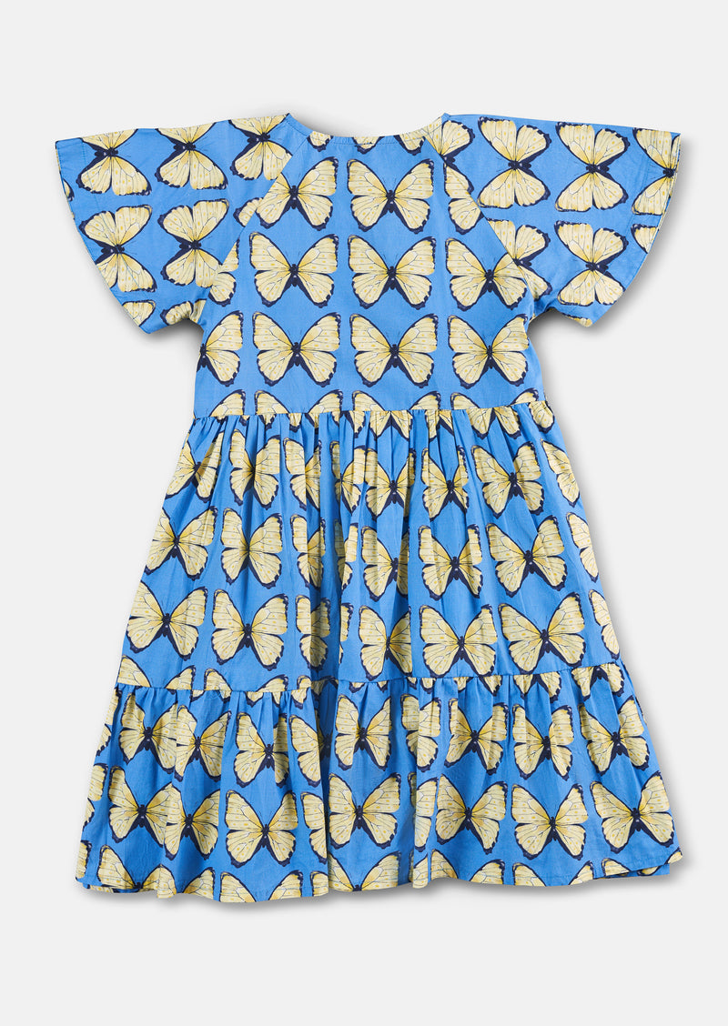 فستان الفراشة القطني من بيا