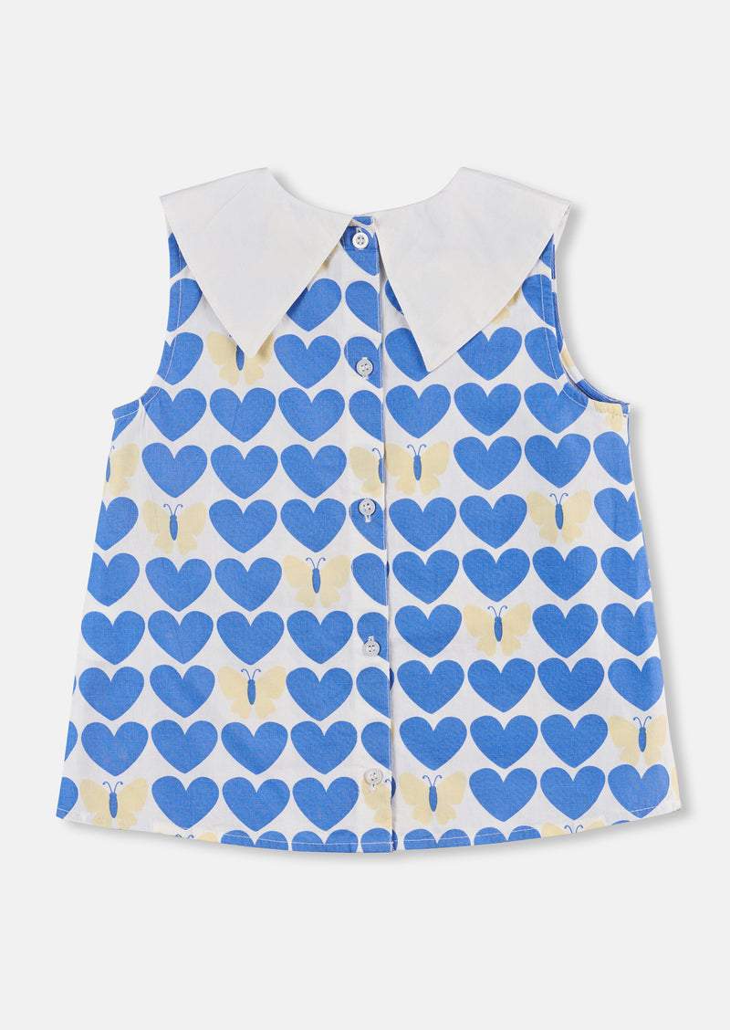 Renee Frill Collar Butterfly Blouse