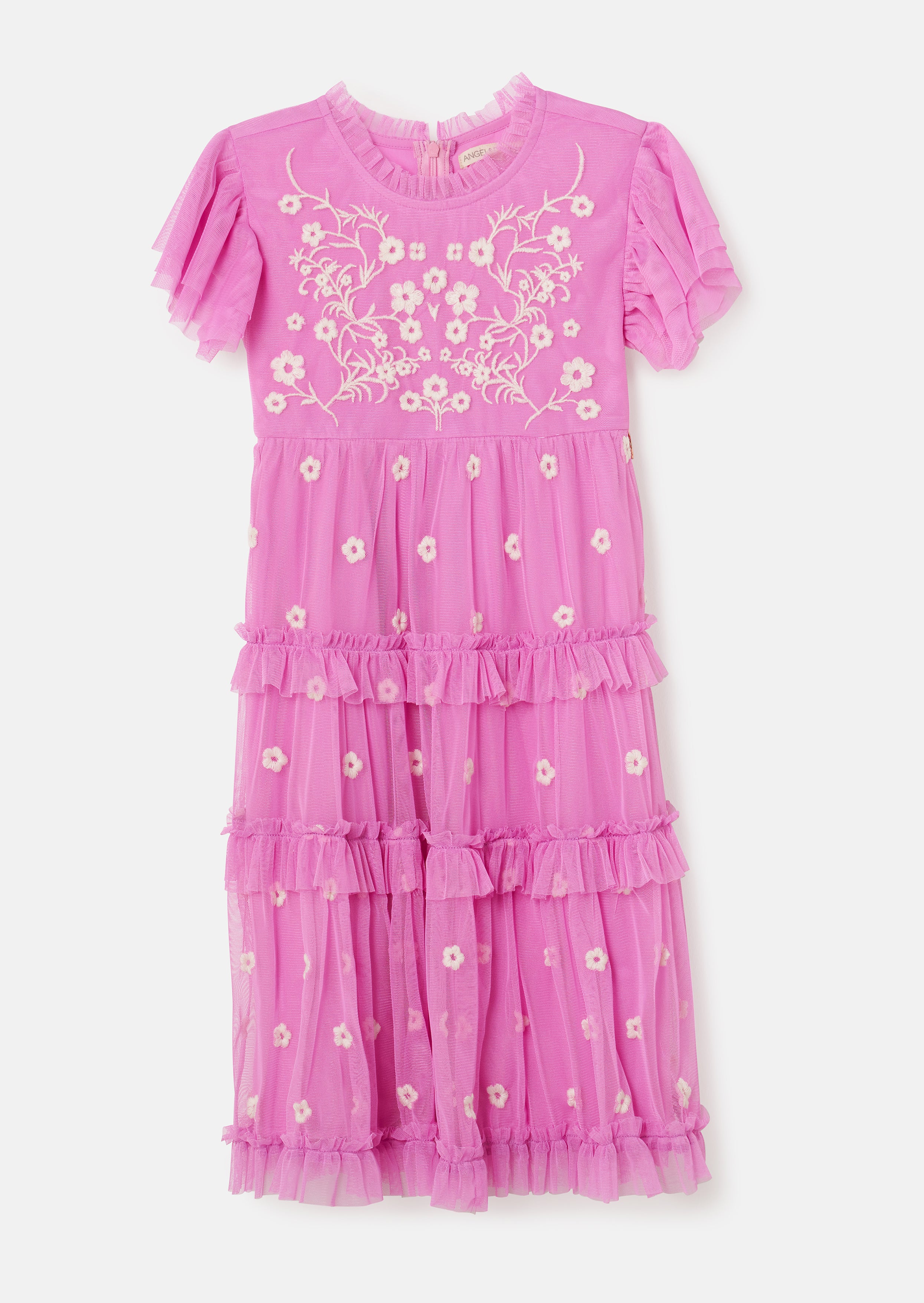 Robe en maille brodée Luisa