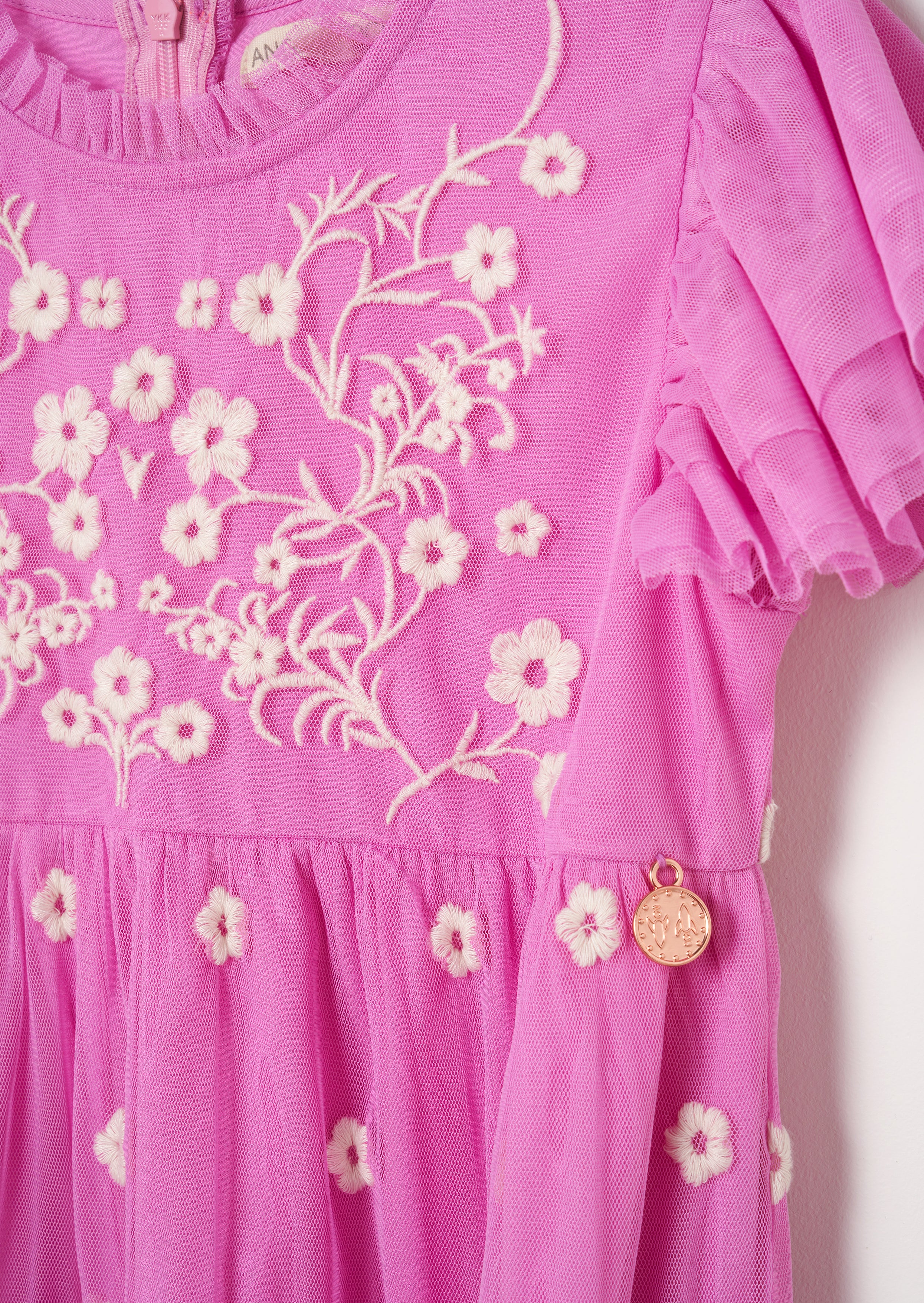 Robe en maille brodée Luisa