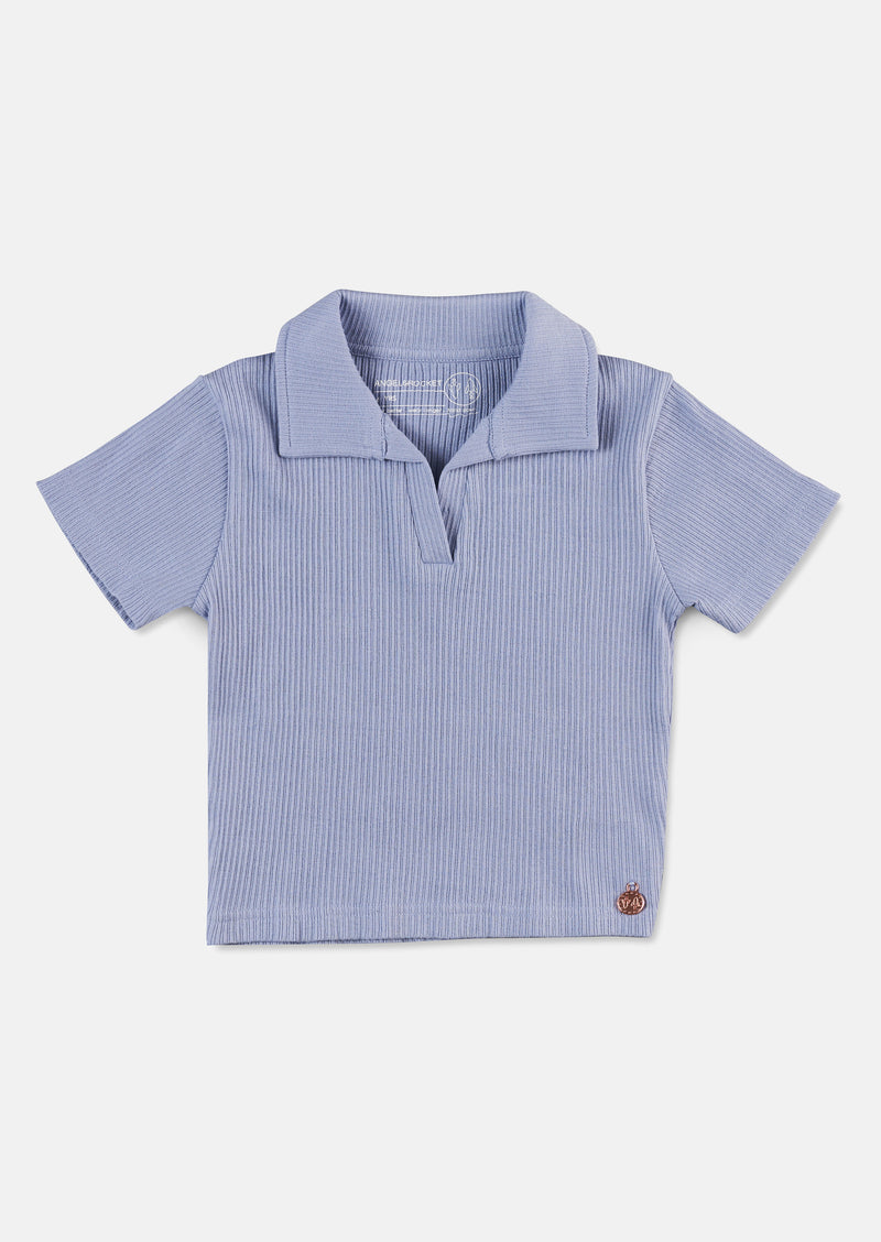 Taylor Rib Collar Top