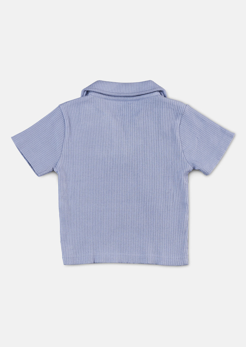 Taylor Rib Collar Top