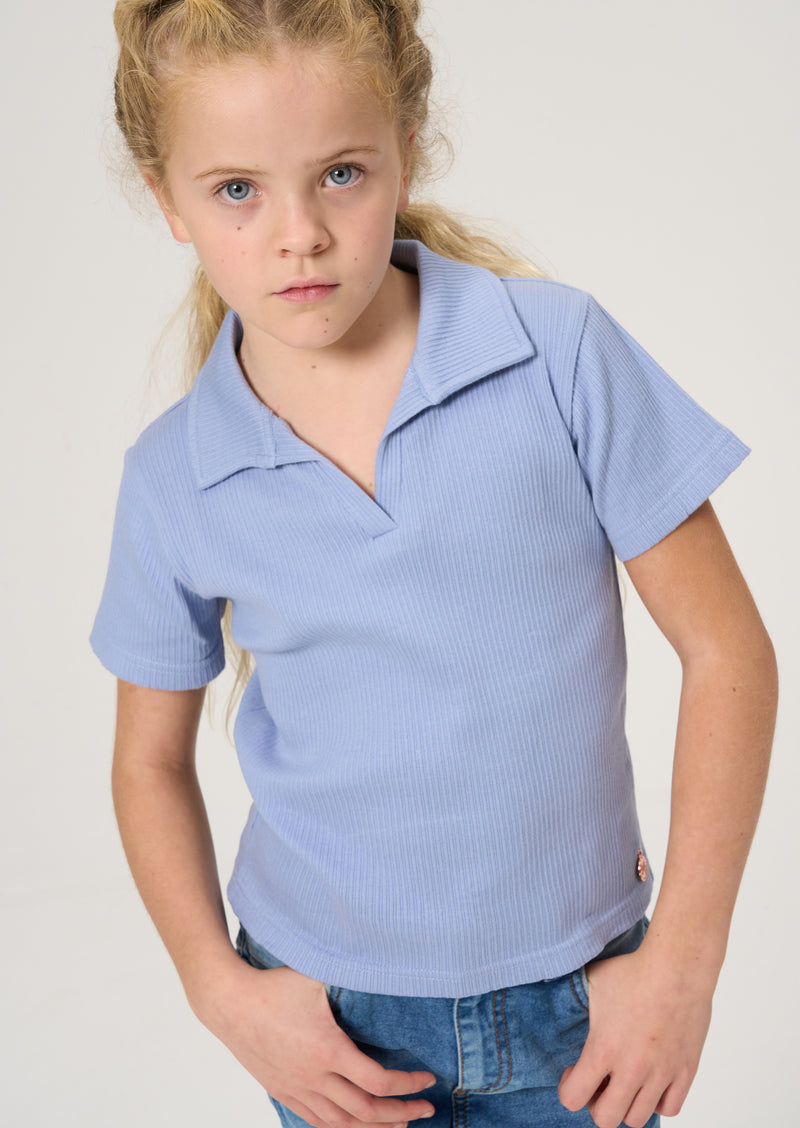 Taylor Rib Collar Top