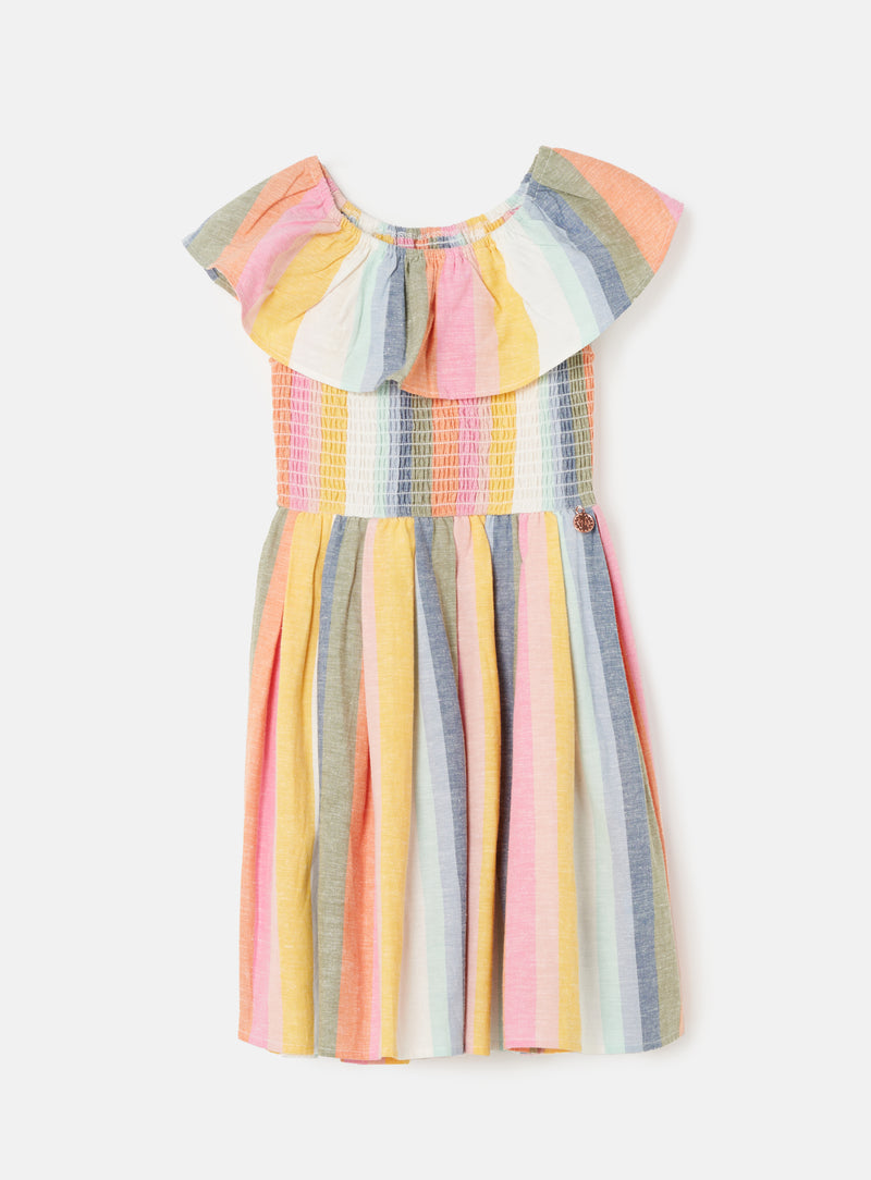 Elsie Rainbow Stripe Sundress