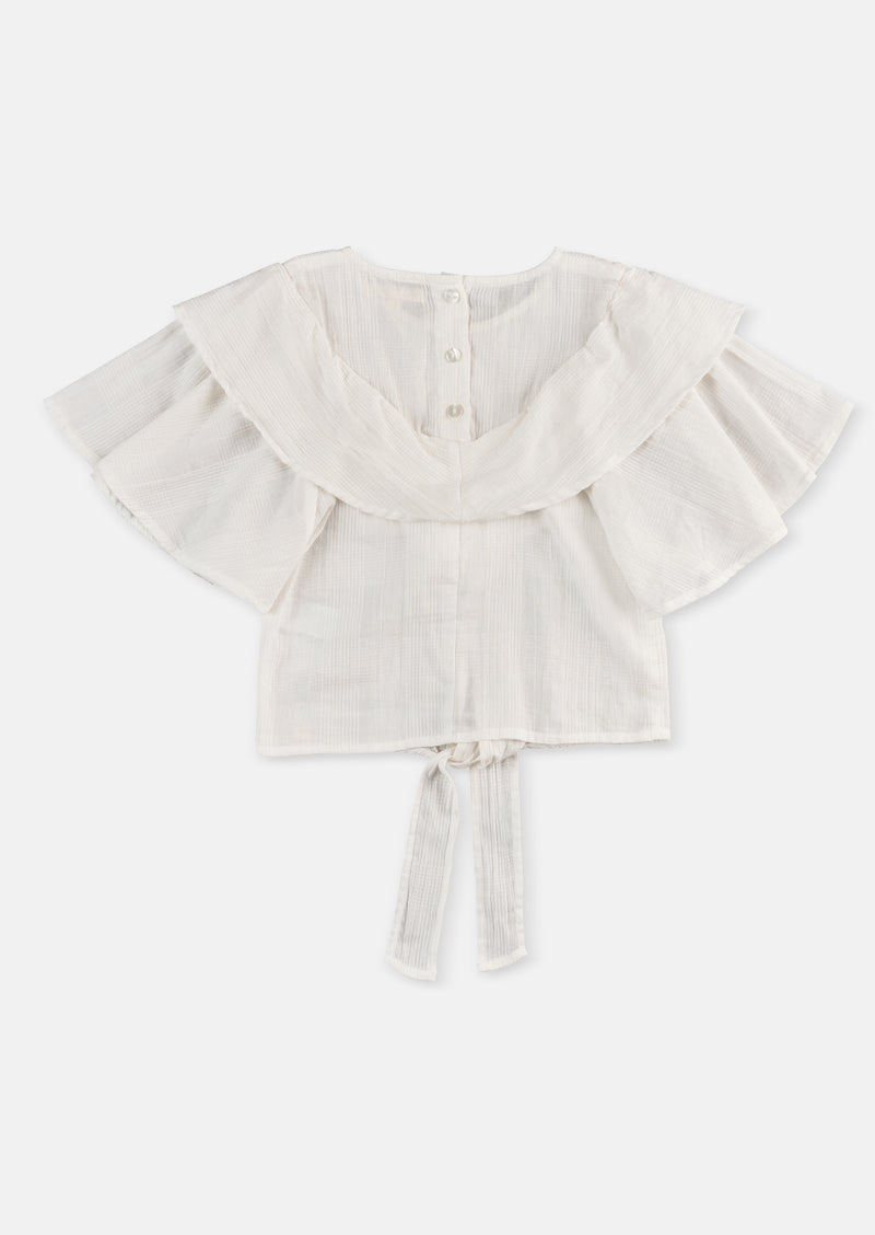 Maya Textured Woven Top