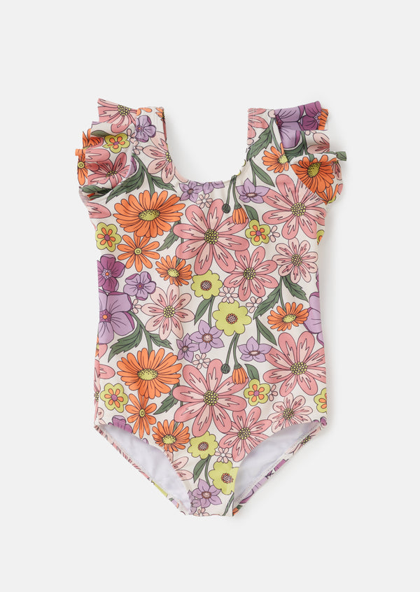 Sylvie Frill Shoulder Swimsuit