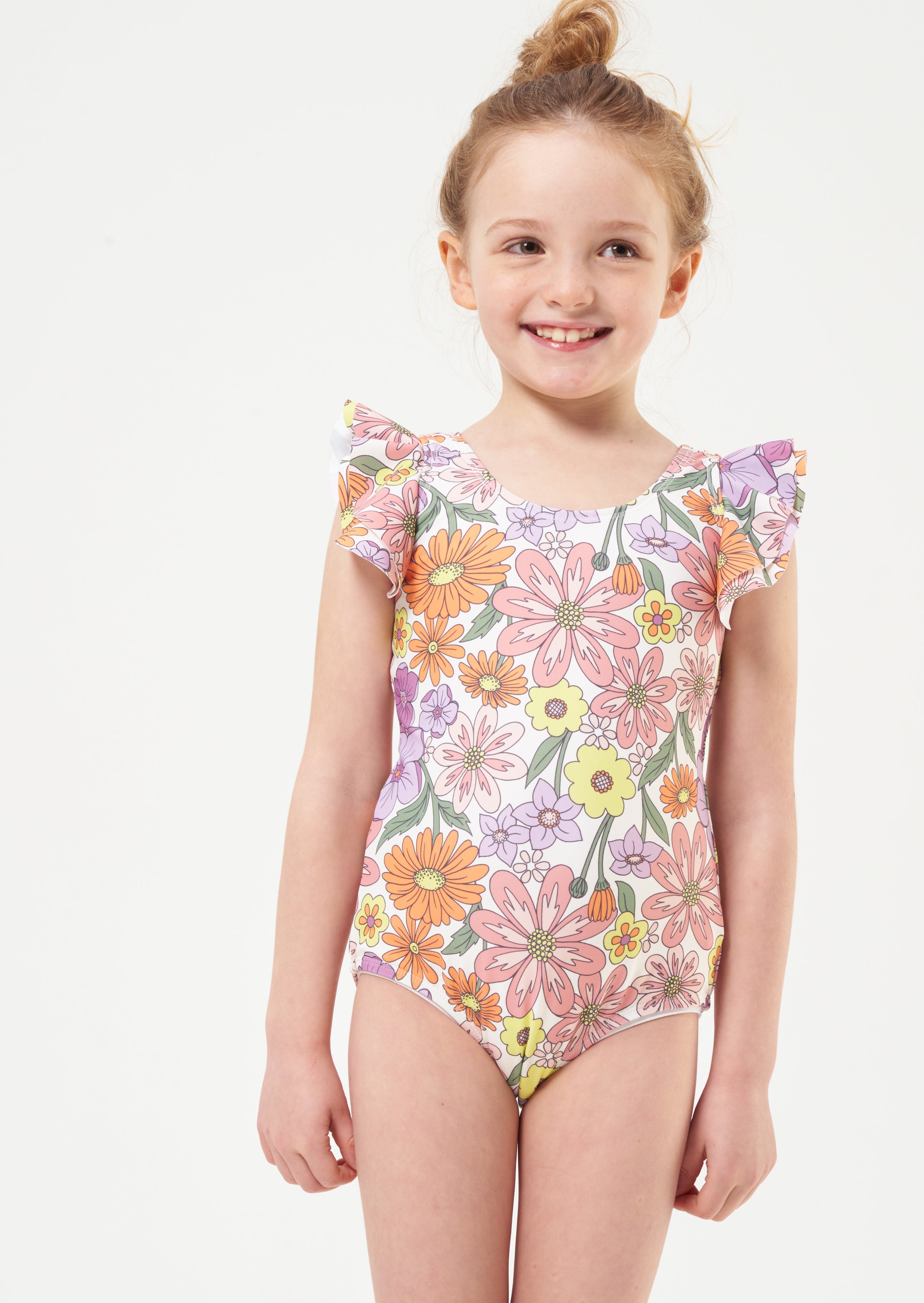 Sylvie Frill Shoulder Swimsuit