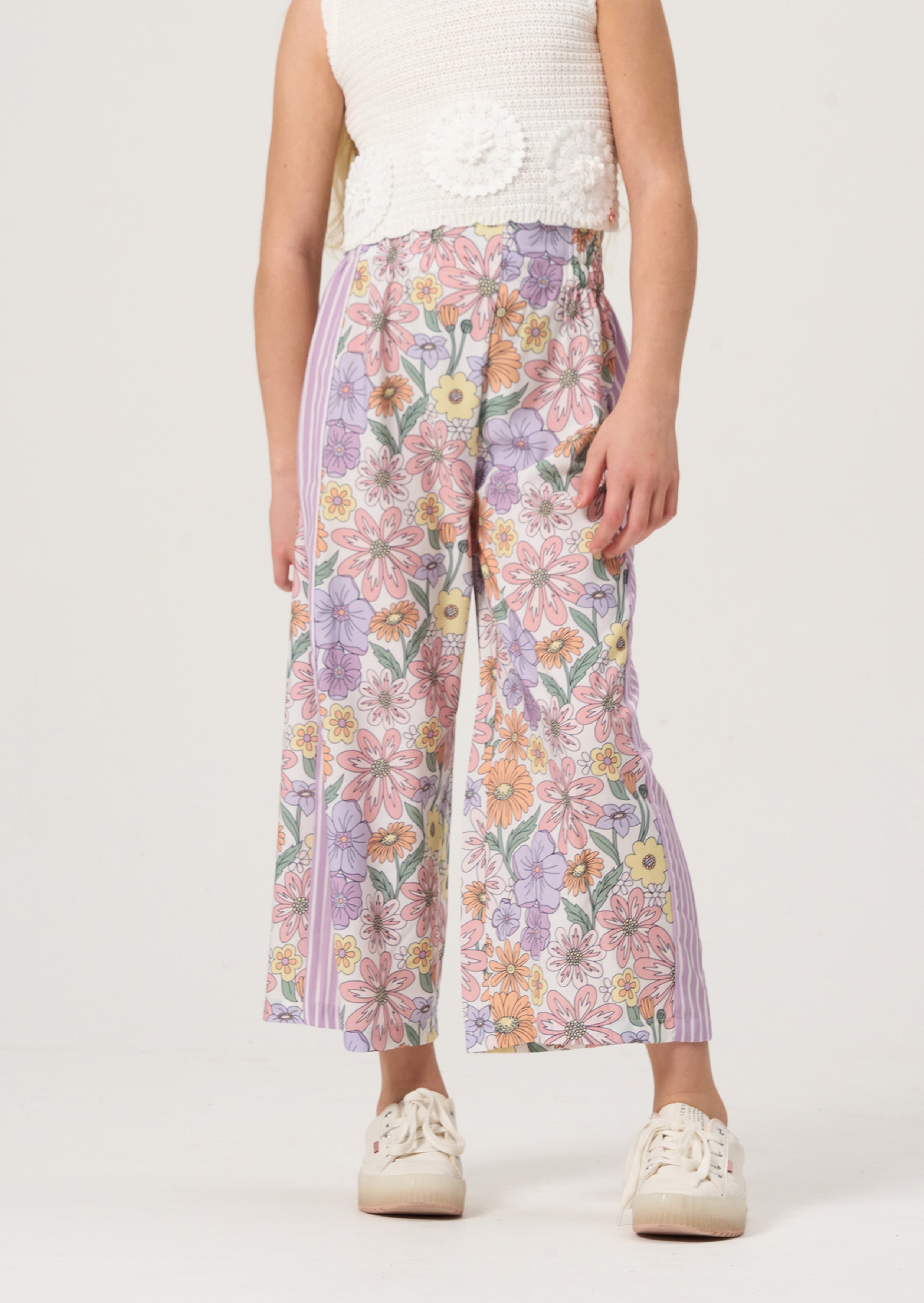 Patti Printed Wide Leg Trousers